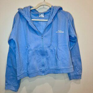 Billabong Blue Zip Up Hoodie